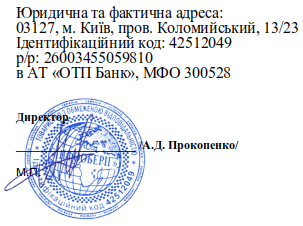 Подпись и печать